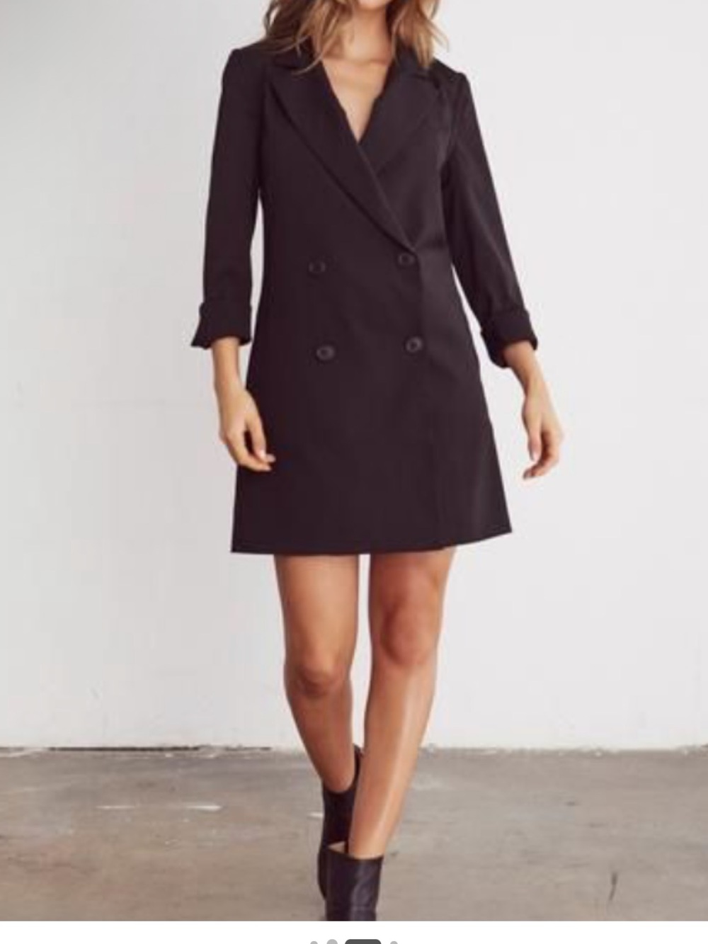 VETTA The Blazer Dress Convertible Zip Off Sleeves Vest Black Size L 3-in-1